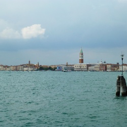 Anfahrt auf Venedig